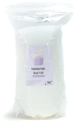 Cera de Parafina natural para hacer Velas aromaticas en bolsa de 1Kg, manualidades DIY, kit para hacer velas, parafina para velas con forma de perlas de color blanco