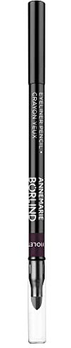ANNEMARIE BÖRLIND AUGEN EFFECTIVE NATURAL BEAUTY Eyeliner Pencil Violet Black (1 g) - Einfaches Verblenden, Geschmeidige Mine, Ohne Mineralölderivate und Mikroplastik, Vegan