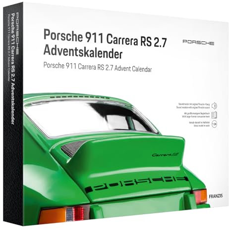 FRANZIS 67238 - Porsche 911 Carrera RS 2.7 Adventskalender: Porsche 911 Carrera RS 2.7 Advent Calendar