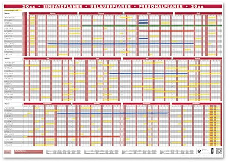 Einsatzplaner Projektplaner Urlaubsplaner 2026