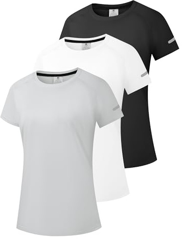 Dam Rash Guard UPF 50+ Solskydd Kort/Långärmad T-shirts Lätt Snabbtorkande SPF UV Simskjorta
