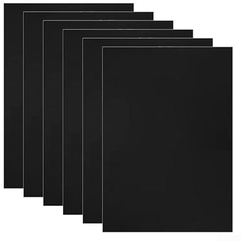 Parrilla sin esfuerzo con 6 alfombrillas sin barbacoa diseñadas para altas temperaturas y fácil limpieza (33 x 40 cm)