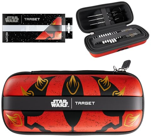 Target Darts Star Wars Darth Maul BOA Wallet | Premium Dart Case with Sith Design, Swiss Point Tip Storage, Rigid Outer Shell & Organised Accessories Holder