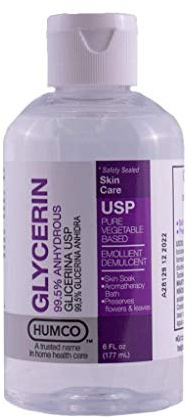 Humco 0030395103196 Glycerin USP Grade Ointment, Pure Vegetable Oil Based for Skin Care, 6oz