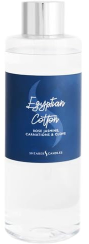 Shearer Candles 200 ml Egyptian Cotton Scented Reed Diffuser Refill