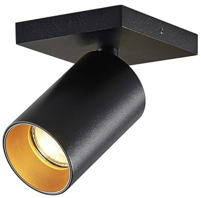 Arcchio Faretto dimmerabile (Moderno) colore Nero, in Alluminio ad es. Corridoio Lampada da incasso plafoniera applique