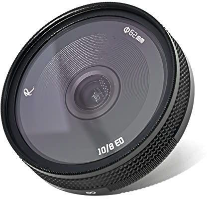 AstrHori 10mm F8 II Ultra Gran Angular Lentes de Ojo de pez Lente Manual APS-C con Espejo de Filtro UV Compatible con cámara sin Espejo Nikon Z-Mount Z50, ZFC (Negro)