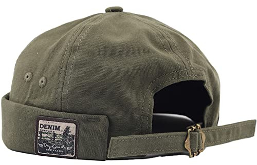 Gorro Retro Personalizado de Hip-Hop Docker de Algodón Ocala para Hombre - Gorra con Cierre Autoadherente para Primavera y Verano