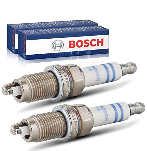 2x Original BOSCH 0242236565 Zündkerze Kompatibel mit Cherokee XJ 2.5L 4.0L 2000-2001 Wrangler II TJ 2.5L 4.0L 2000-2006 Ibiza III 6L1 1.2L-1.6L 2002-2009 Golf V 1K1 1.4L 2006-2008