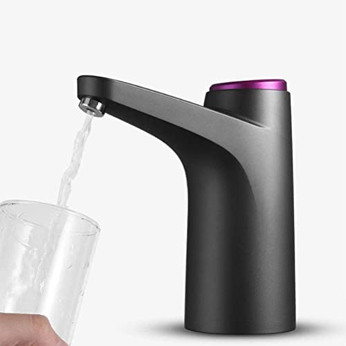 Vita Sharks Elektrische Fasswasserpumpe, intelligentes Aufladen über USB, automatischer Trinkspender für gereinigtes Wasser unter Druck. Einfach für universelle 3-5-Gallonen-Flaschen (18,5 l)