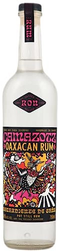 Camazotz Oaxacan Pot Still Rum 70cl, 48 percent ABV – Handmade Sugarcane Rum, Small Batch - Made in Oaxacan Cloud Forests – 100 percent Wild Sugarcane - Additive-Free - Perfect for Cocktails