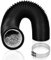 75mm Dryer Vent Hose, 2.5m Heavy-Duty Long Air Ducting, Aluminium Vent Tubing 4 Layer Protection for HVAC Ventilation Duct Fan Systems with 2 Duct Clamps