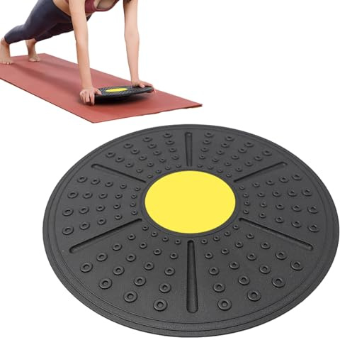 Planche d'équilibre Wobble - Board Fitness | Planche de yoga polyvalente, entraîneur de base pliable pour Pilates Reformer, adapté à les âges, bureau debout, exercice d'équilibre et de stabilité