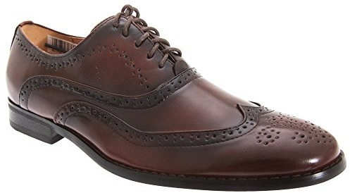 Goor GEORGE herr Brogue Oxford skor brun, - Brun - 10 UK
