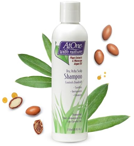 Shampoo, Plant Extracts & Moroccan Argan Oil for Dry Itchy Scalp - 473ml