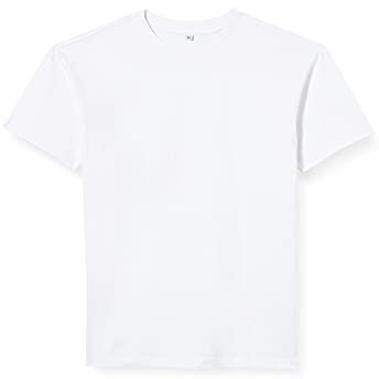 Build Your Brand Herren T-Shirt Heavy Oversize Tee, Basic T-Shirt für Männer, Oversized Fit, Baumwolle, M, White