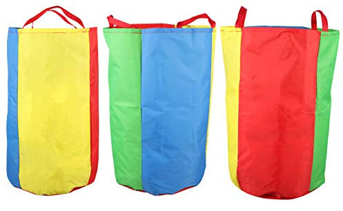 BESPORTBLE 3 Stück Jump Bag Toys - Bunte Sackhüpfspielzeuge Für Kinder Von 80-100cm Wiederverwendbar Robuste Konstruktion Für Outdoor Spiele Und Garten Aktivitäten