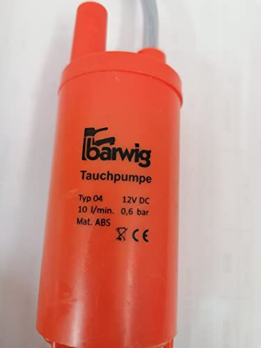 CR-MOESANCO® BARWING Pompa acqua sommergibile 12V 600L/H pompe ad alto flusso per camper laghetto acquario fontane da tavolo giardini d'acqua stagno pompa impianti idroponici