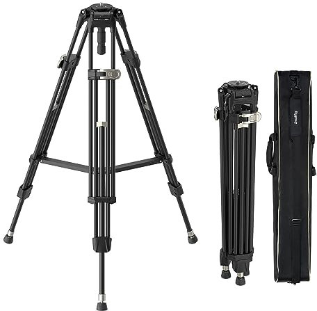 SMALLRIG AD-80 FreeBlazer Heavy-Duty Aluminum Alloy Tripod, 71 Video Tripods with 75mm Bowl Adapter,One-Step Height Adjustment, Load up to 33lbs, Tripod for DSLR, Camera, Camcorder - 4164