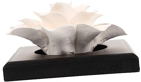 jojofuny Ceramic Car Incense Diffuser Portable Small Air Perfume Diffuser Magnolia Scent for Indoor Car Aromatherapy Decor