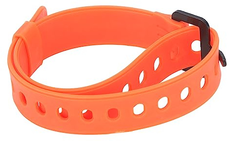 17.8in Reliable Tension Strap Fastening Cable Strap Material Handling Strap | Rubber and Stainless Steel, Quick Release Buckle