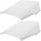 Mikikit 2Pcs Rainproof Camera Guard: Outdoor Camera Protector Cover - Plastic Sunshade and Rain Shield for Cctv Weather Protection
