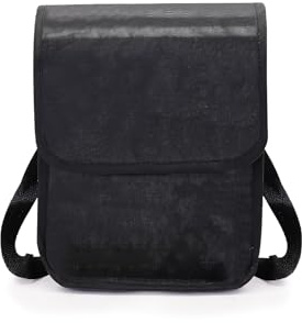 FuninCrea Bike Handlebar Bag Waterproof Bike Bag with Double Layer Storage Pockets, Cycling Handlebar Bags Stereoscopic Bicycle Bags Motorcycle Multi-Purpose Bicycle Accessories (Black)