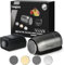 4-Stage Electric Rolling Knife Sharpener Tool-Made Easy, Professional Kitchen Knife Sharpener, Offer 10°-25° Magnetic Angles Knife Sharpening with Diamonds Suitable for All Kitchen Knife Sets
