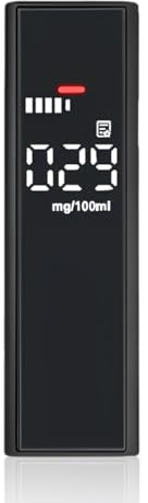 LAKPYN Alcoholimetro Pantalla Digital LCD Azul, Precisión de Grado Alcoholemia Test, Alcolimetros Personal para Uso Doméstico
