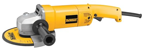 DEWALT Angle Grinder, 7-Inch, 13-Amp, 8,000 RPM, With Dust Ejection System, Corded (DW840)