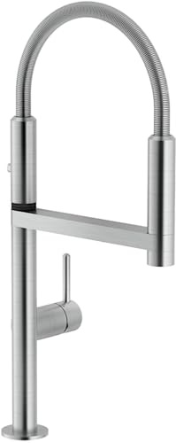 Systemceram Move Edelstahlfinish Hochdruckarmatur