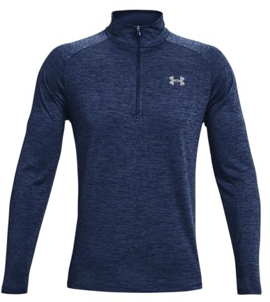 Under Armour Men Tech 2. 1/2 Zip, Versatile Warm Up Top for Men, Light and Breathable Zip Up Top for Working Out