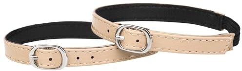Allegra K Women's Elastic Detachable Buckle Shoe Ankle Straps Belt Band for Heels 33.5cm/13.19 Beige