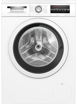 Bosch Lavadora, Libre Instalación, 8 kg, Serie 6, EcoSilence, Blanco, WUU28T63ES