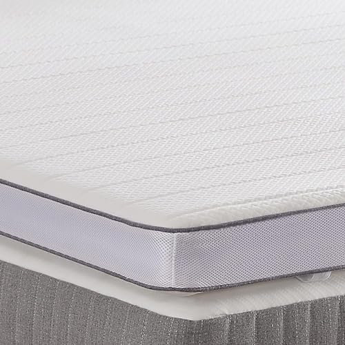 SHINERA Gelschaum Matratzentopper 160x200cm - 10cm Höhe Boxspringbett Topper aus Memoryschaum - H2 H3 Geltopper Härte Mittel Fest - Matratzenauflage 160x200 Abnehmbar und Waschbar