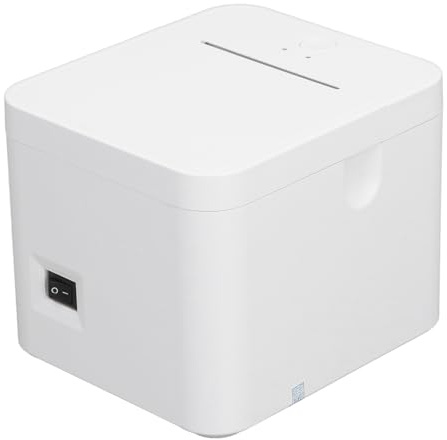 Elprico Impresora de Recibos Bluetooth, Impresora Térmica de Recibos Portátil para Ventas Minoristas de Pequeñas Empresas, Mini Impresora de Recibos de 58 Mm Compatible con iOS,