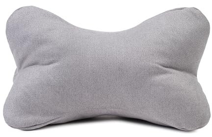 Gözze - Kuschelweiches Lesekissen Darco, Ideal als Sofakissen oder Leseknochen, 40 x 25 cm - Silber