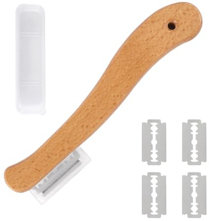 Genérico Lame para Pan | Navaja Cortadora Duradera Y Afilada - Cortador Con Cuchilla Desmontable Para Uso Manual Para Principiantes Y Panaderos Caseros