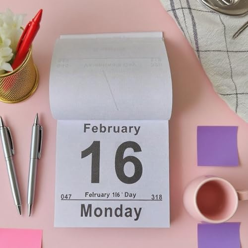 Calendario Giornaliero 2026 - Carta Spessa Strappabile - Calendario Da Parete 2026 Con Pagine Per 365 Giorni,per Aula Sala da Pranzo Dormitorio Soggiorno Studio Studenti Bambini Ragazzi Adulti