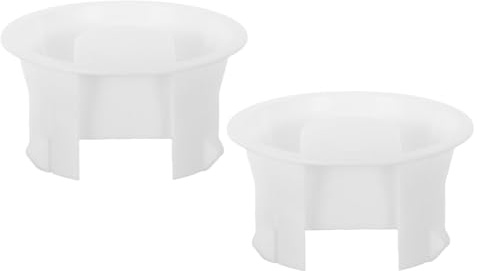 Veemoon 2 Tapas para Jarras de Agua de Vidrio Tapas Antisalpicaduras de Plástico Resistente Sellado Hermético Color Diseño Octogonal Ranuras Repuesto para Garrafas y Reutilizable