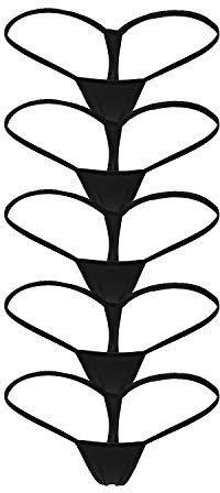 ETAOLINE Womens Low Rise G-String Thongs T-Back Panties Underwear