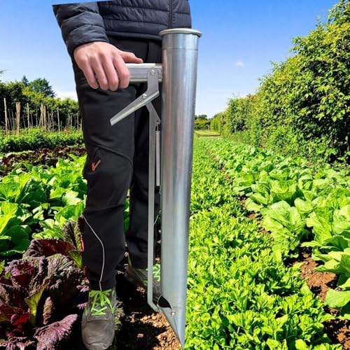 G.L.D. Forniture Trasplantador Bazukka 60 sembradora plantadora para bulbos, semillas y plántulas plantadora manual para hortalizas