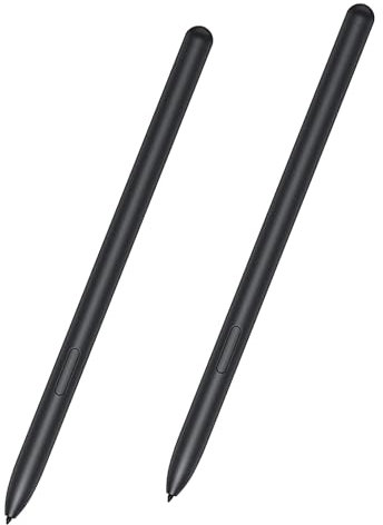 2 Stück Galaxy Tab S7 FE S Pen Ersatz-Eingabestift für Samsung Galaxy Tab S7, Tab S7 FE SM-T730, SM-T733, SM-T736B, Ersatz Stift für Tab S7 FE Stylus Pen (Schwarz)