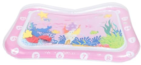 HONMEET Colchoneta Inflable de Agua para Bebés, Almohadilla de Agua Portátil PVC, para Posición y Belly Time