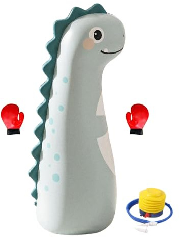 Sac De Boxe Gonflable | Set De Boxe Enfant avec Design Cartoon Mignon, Stable Et Résistant,Équipement D'Entraînement De Punching Ball | pour Filles, Adolescents et Garçons