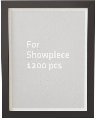 Pintoo Jigsaw Puzzle Frame Tailor-made 1200 Pieces Puzzle ONLY - Dark Brown - Effortless & Toolless Assembly NO Glue Required [W1063]