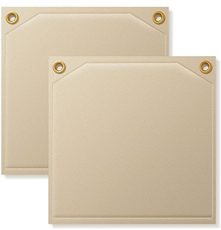 FLASLD Escudo térmico de soldadura resistente de 30 x 30 cm, almohadilla protectora de llama para fontanería y manta de aislamiento térmico de alta temperatura de 2400 °F para soldar tuberías de