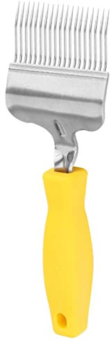 Akozon Imkergabel, Entdeckelungsgabel, Bienen Entdeckelungsgabel Entdeckelungsgeschirr Imker Edelstahl Honig Kamm Entdeckelungs-Gabel Entdeckelungsgabel Imkereiausrüstung Zubehör Bienenzucht Werk