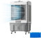Enfriador de aire Grande Climatizador Evaporativo 3 en 1,Humidificador y Ventilador, Enfriador de aire con 6 Cajas de Hielo, para Oficina, Supermercado, Hogar