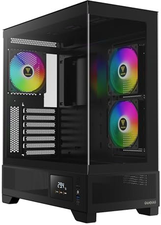 Gamdias Atlas M1 Computer Case Midi Tower Nero (Atlas M1 Mid-Tower Black Case)
